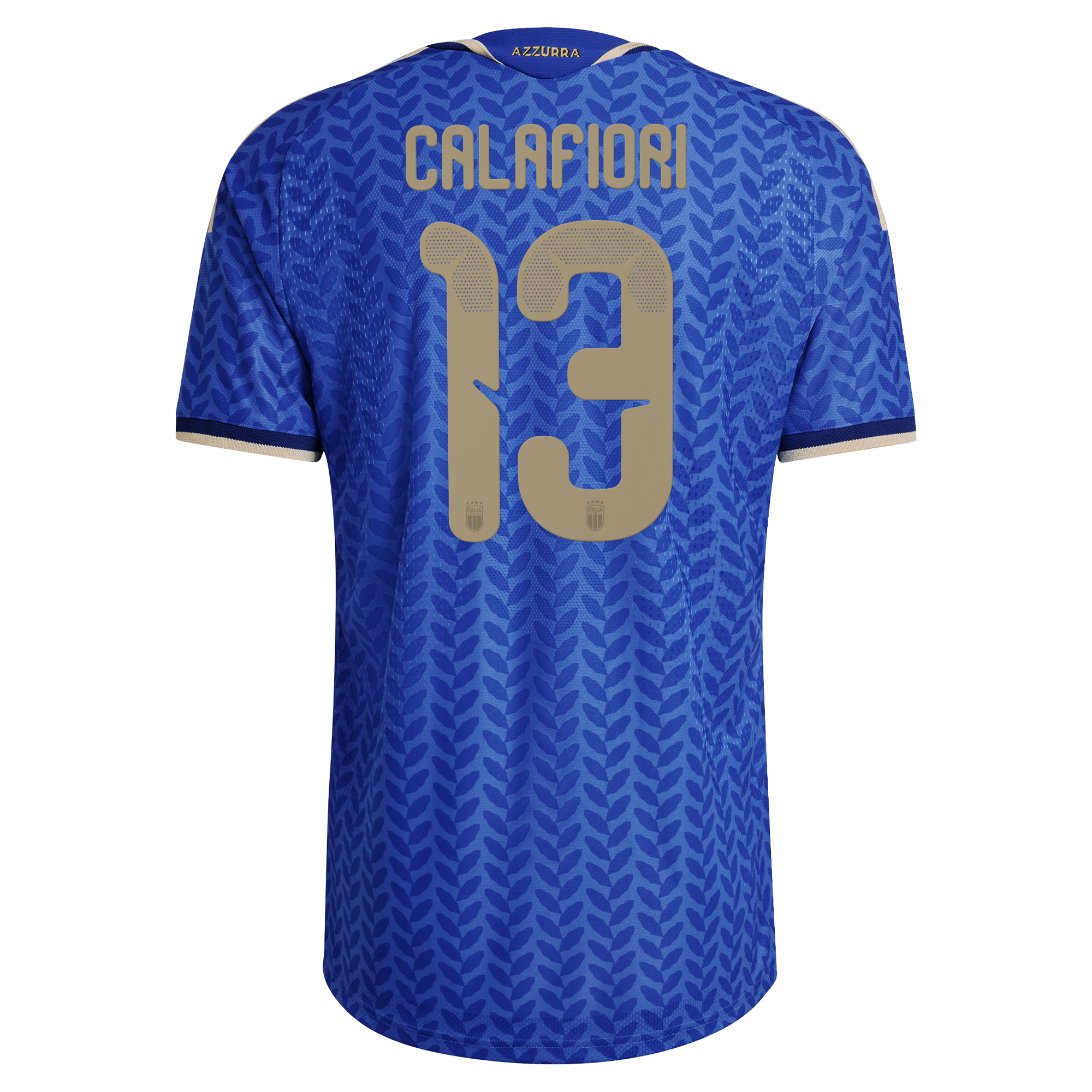 [SJH] Riccardo Calafiori Italy National Team 2026 Home Authentic Jersey - Blue