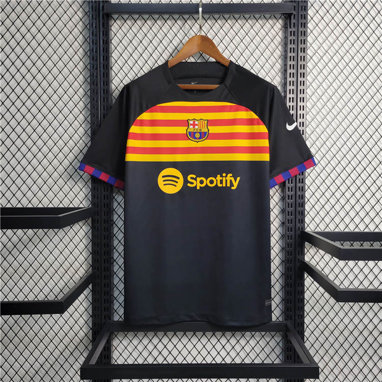 Barcelona FC 2324 Black Shirt Special Version - Official Replica 12251