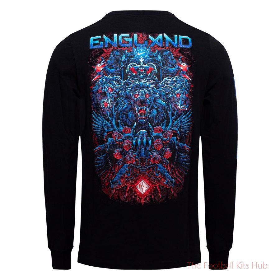 England T-Shirt Premium L/S - Black