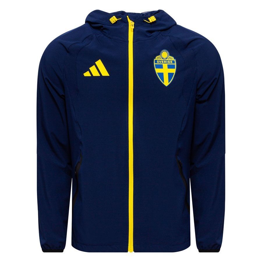 Sweden Windbreaker Tiro 26 Travel Team Navy In Multiple Adult Sizes