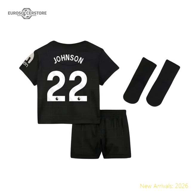 Official 2025-2026 Tottenham Away Baby Kit (johnson 22) - Premium