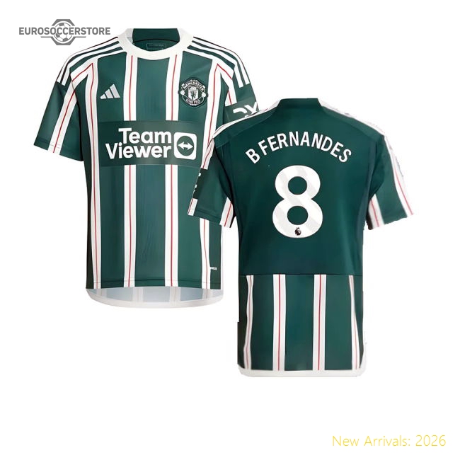 2023-2024 Man Utd Away Football Jersey (Kids) (B Fernandes 8)