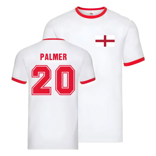 Premium England Ringer T-Shirt Lightweight Championship Soccer