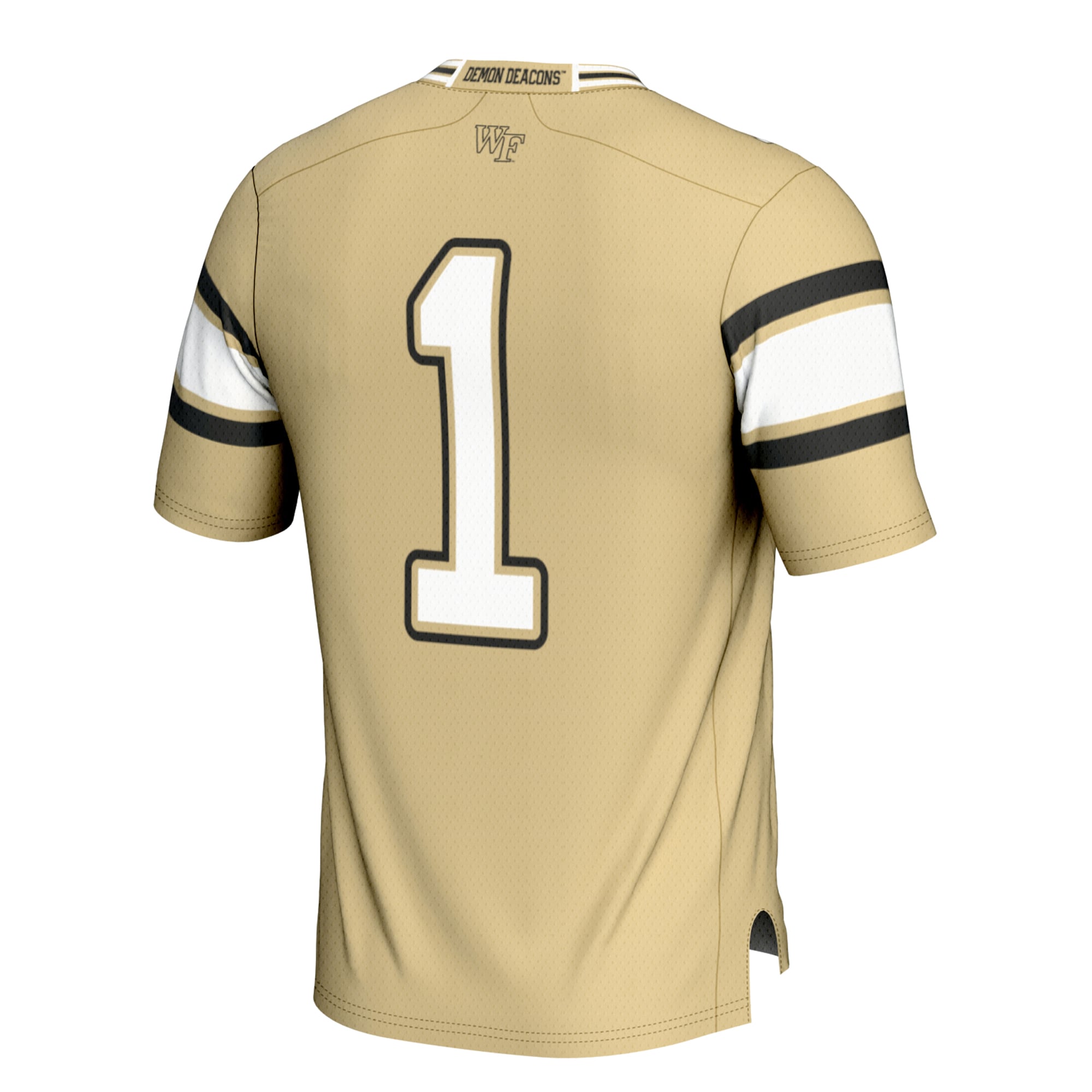 Youth #1 Gold Wake Forest Demon Deacons Football Jersey
