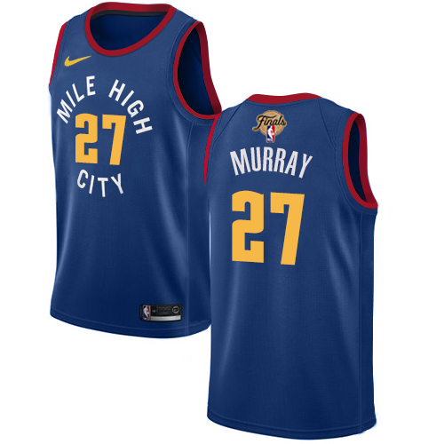 Blue Nike Nike Nuggets #27 Nuggets Jersey - Moisture-Wicking
