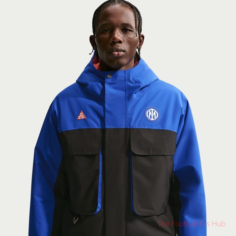 Inter Milan X ACG Jacket Storm-FIT Skull Peak 4th - Hyper Blue/Black/Safety Orange