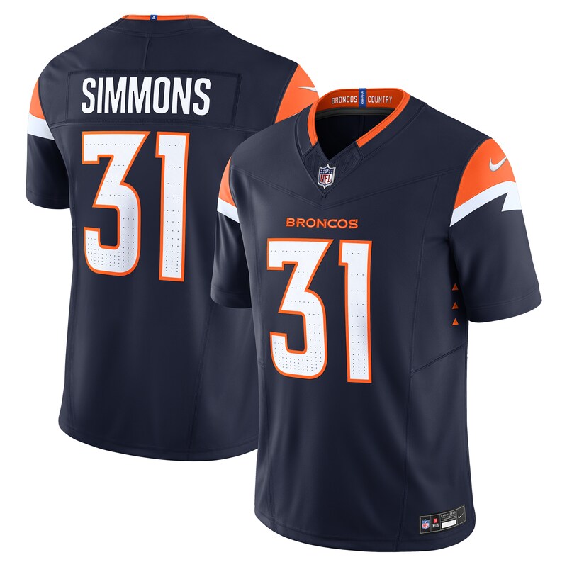 None Justin Simmons DEN Broncos Timeless Affordable Jersey Football Ap