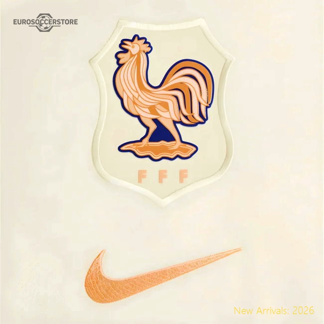 France Womens Team Away Kit 2025-2026 Fan Style Jersey