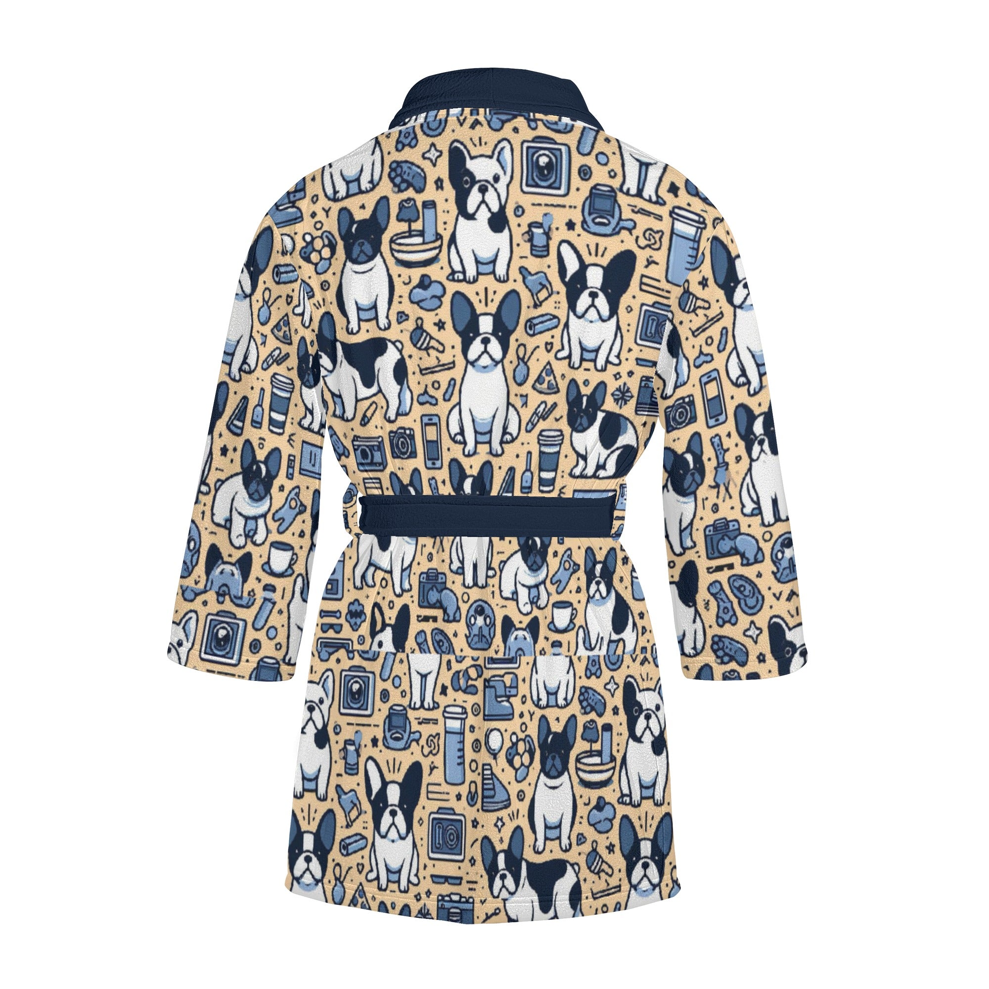 French Bulldog Lover Roxy Women Bathrobe Frenchie Fan Item