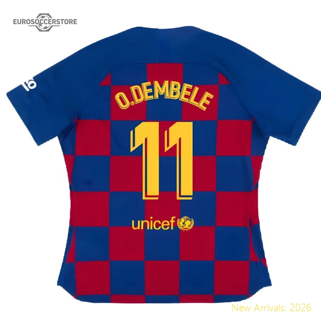 Football Team O.dembele Premium Womens Jersey Performance Fabric