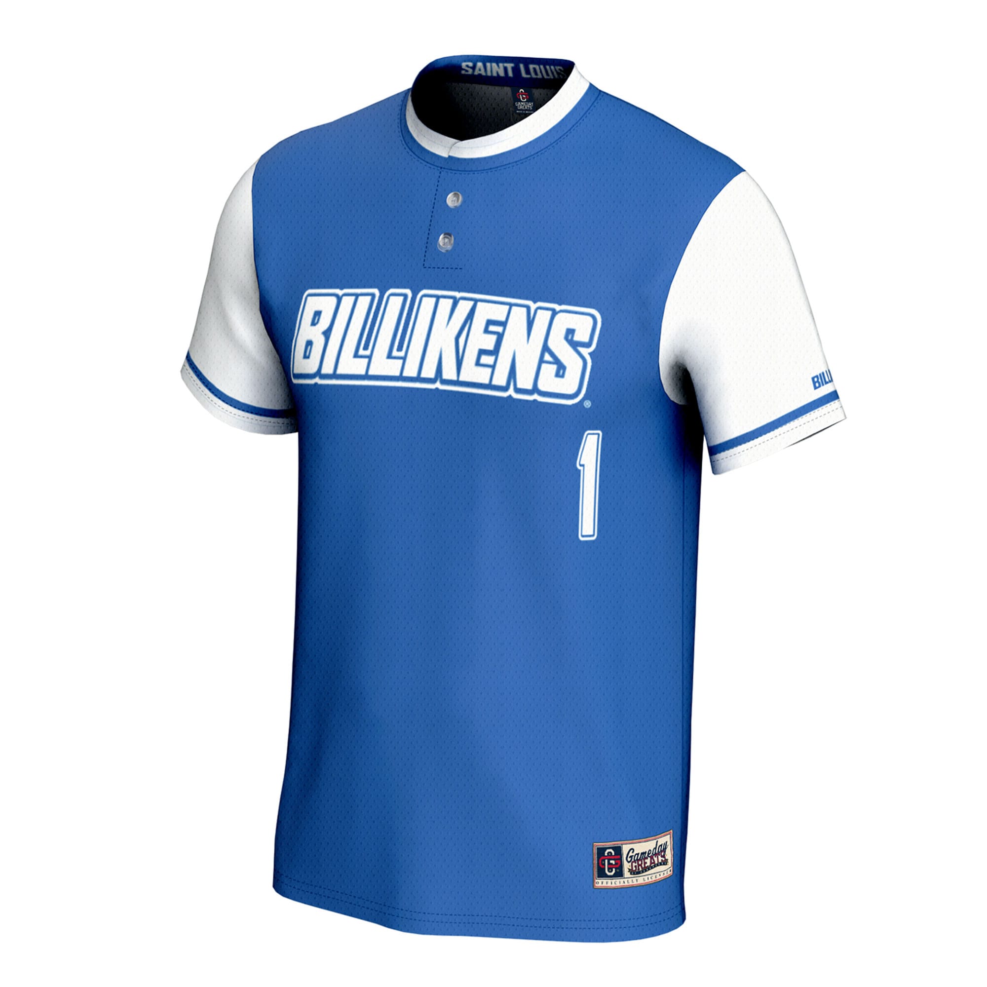 [DDG] Saint Louis Billikens GameDay Greats Unisex Lightweight Collegiate Softball Fashion Jersey - Blue