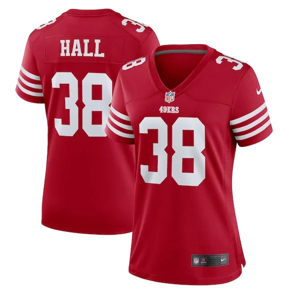 San Francisco 49ers Game NFL Jersey - Scarlet | Pro-Level Football ...