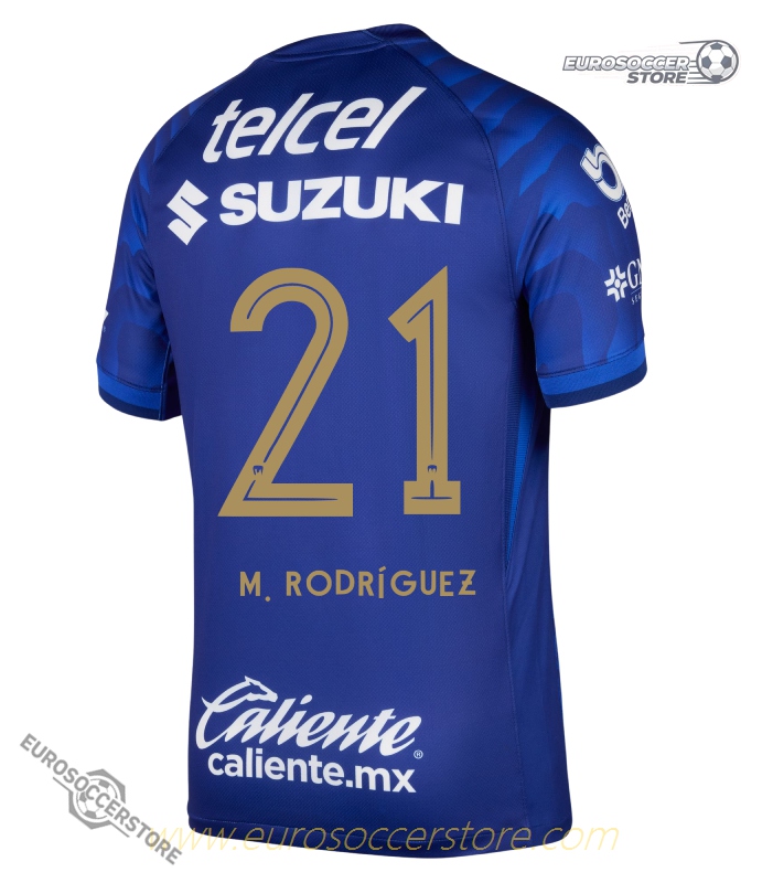 Away Jersey of M. RODRÍGUEZ (21) for Pumas UNAM in the 25-26 Season