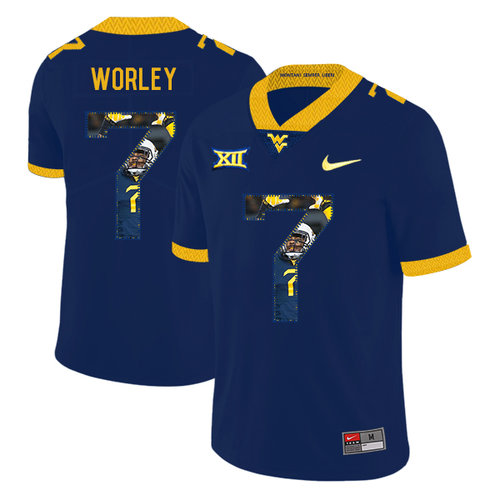 Men's None #7 Daryl Worley Game 2024 replica college football Jersey