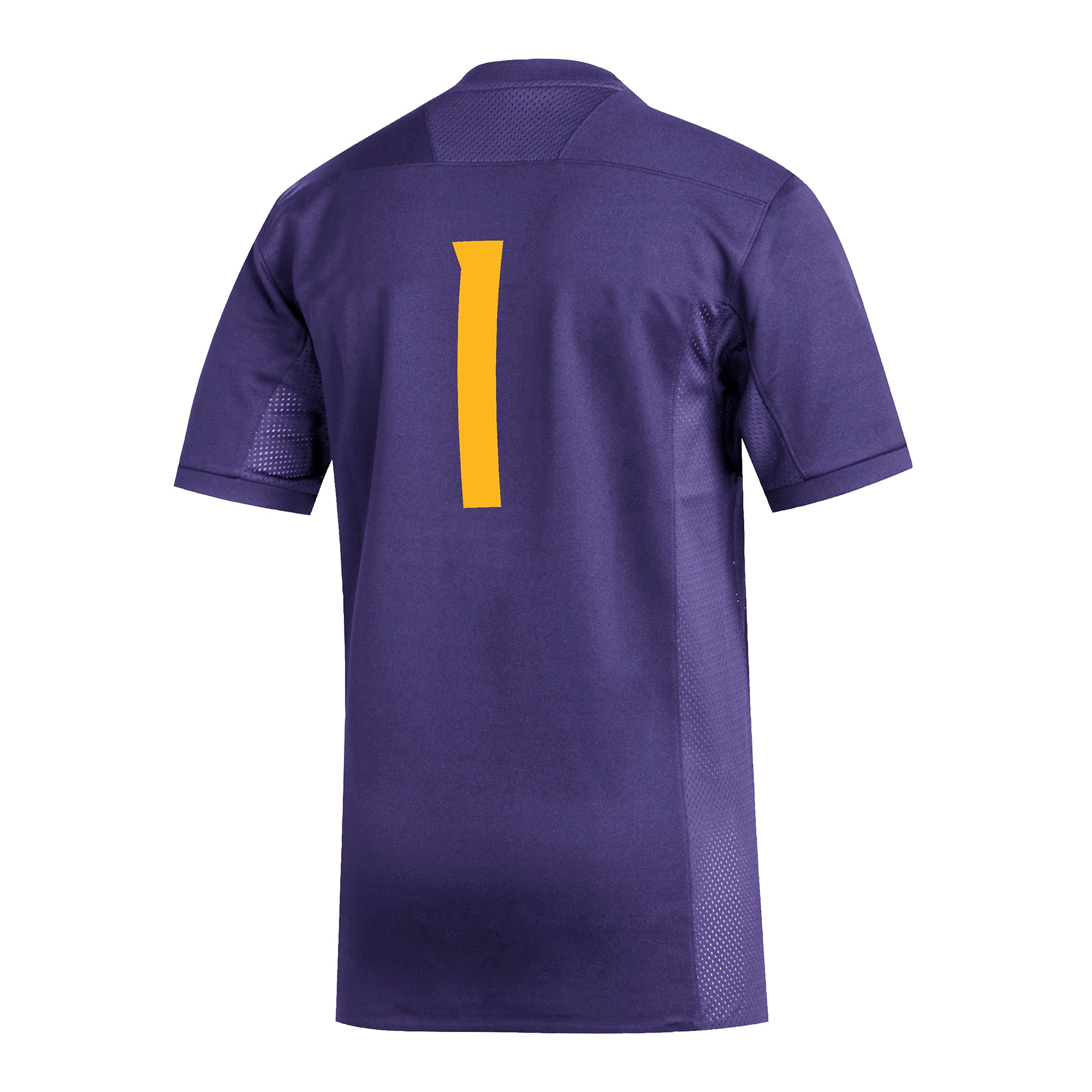 Men's #1 Purple ECU Pirates Football Jersey