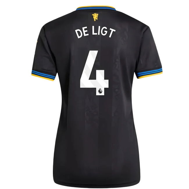 Man Utd Third Football Shirt 2025-20 - De Ligt 4 L M Women S