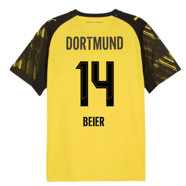 2025-2026 Borussia Dortmund Home Shirt (Beier 14) Quick Dry