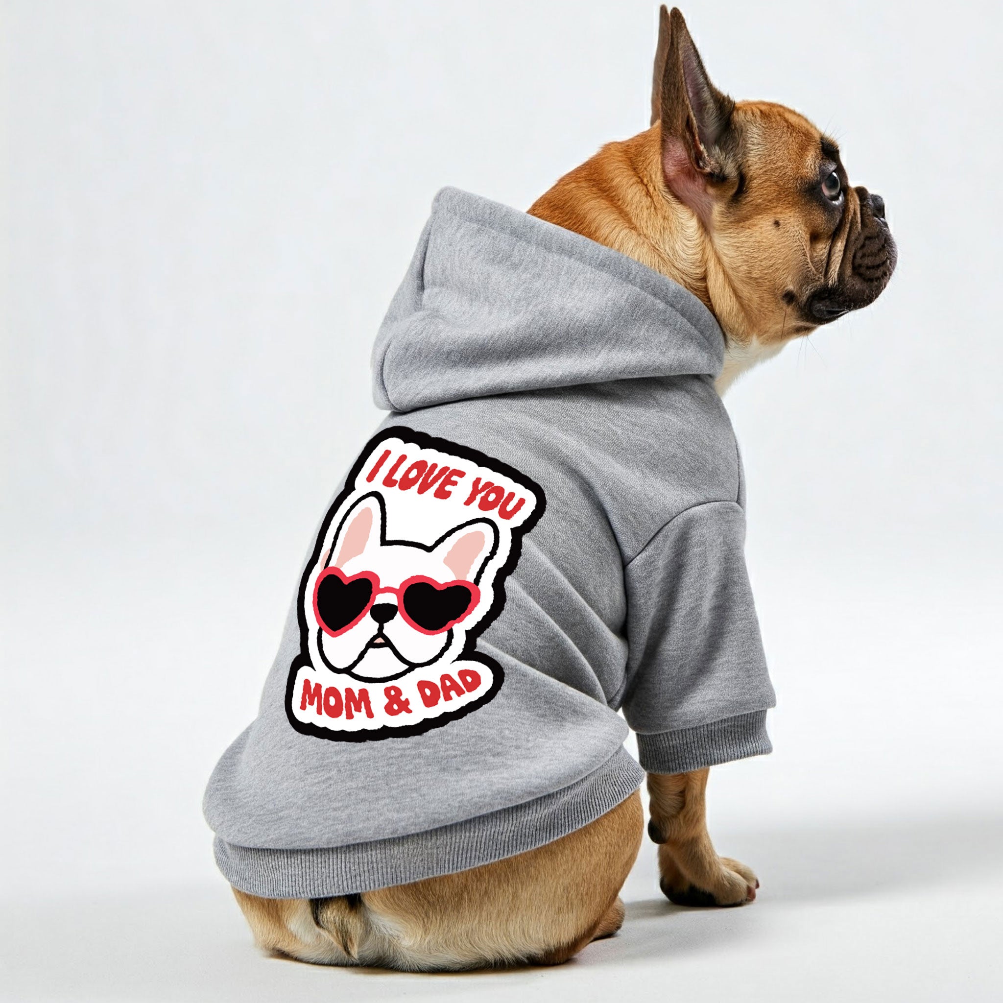 Cozy Love - Personalized French Bulldog Hoodies With Funny Quotes – S...