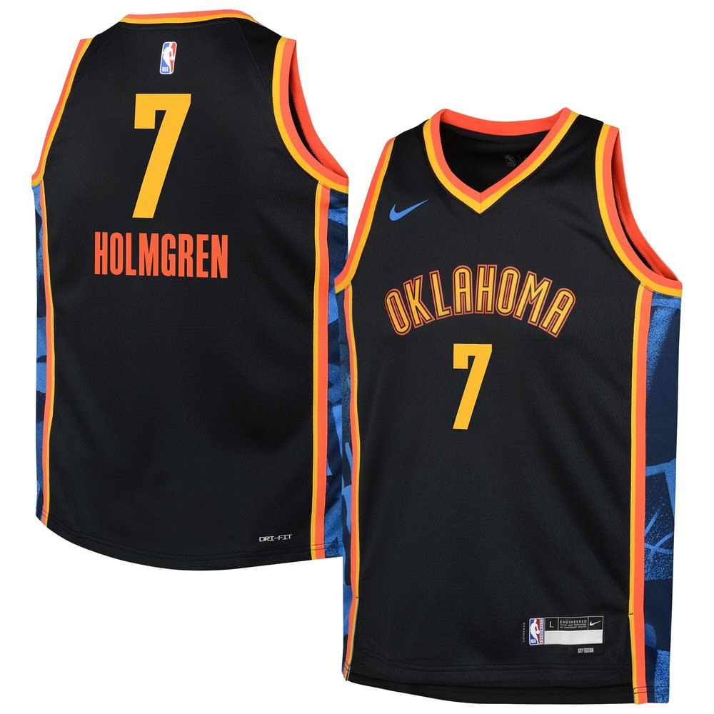 Oklahoma City Thunder Jersey - Black City Edition - NBA Collection
