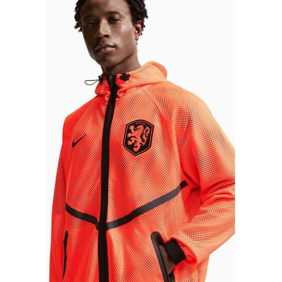 [EFKS] 2026 Holland Jacket Dri FIT KMC Anthem World Cup Hyper Crimson/Black Training