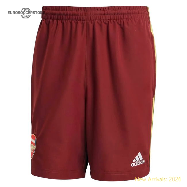 Official 2024-2025 Arsenal Ubp Shorts (noble Maroon) - Premium