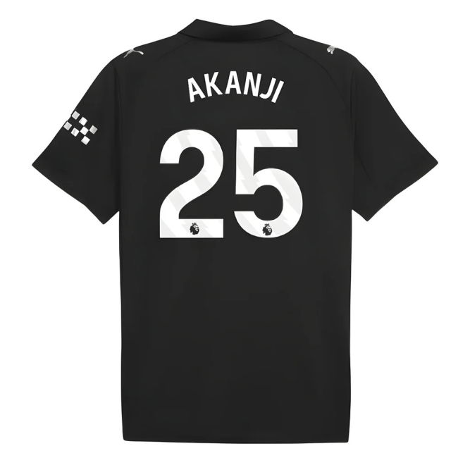 Akanji 25 2025-2026 Man City Club Away Jersey