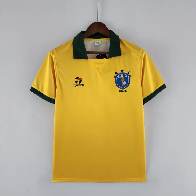 Cheap 1988 Brazil Jersey retro kit