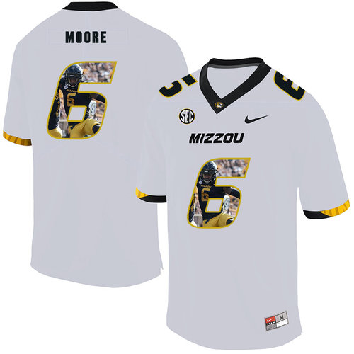 Men's None #6 None White 2024 official licensed performance Jersey