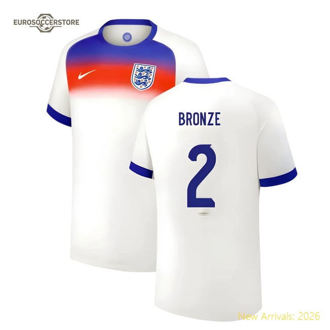 2025 England Womens Team Home Shirt (Unisex) (BRONZE 2)