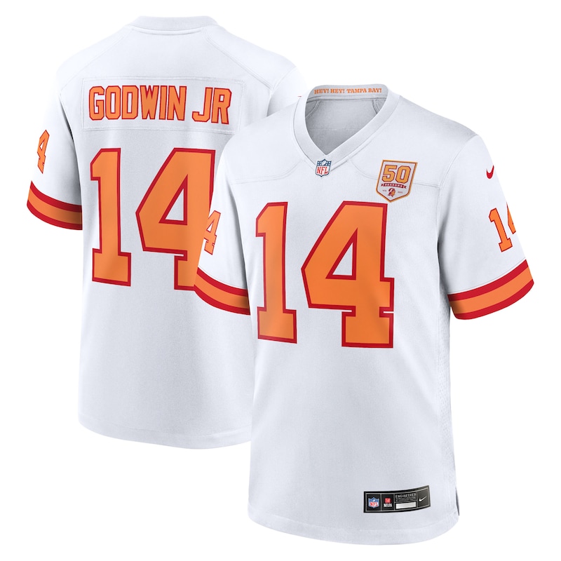 None Chris Godwin Jr. 76 TB Buccaneers Top-Grade Replica Jersey