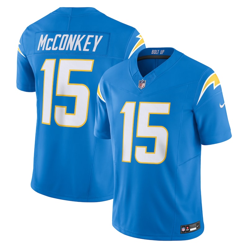 None Ladd McConkey LA Chargers Premium Replica Jersey Football Apparel