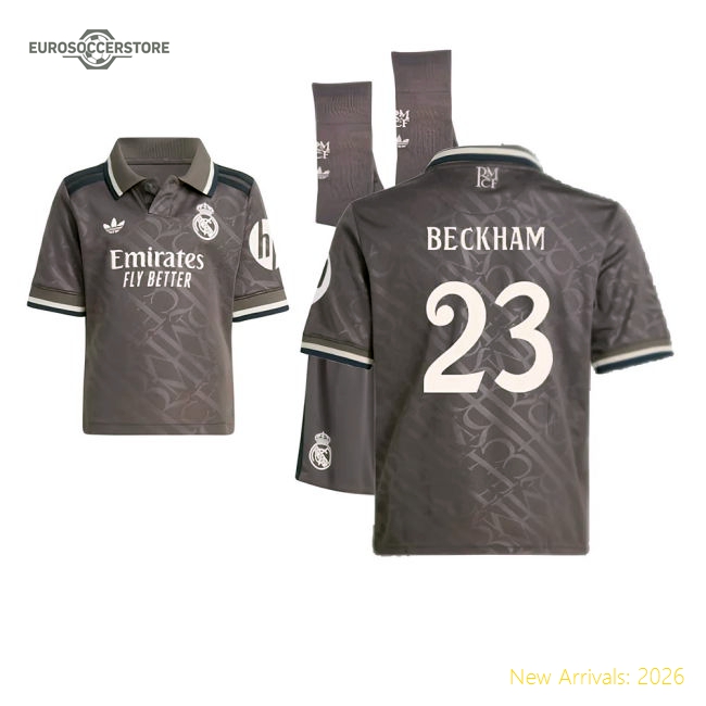 High-quality Football Team Youth Beckham Jersey 2024-2025 Breathable