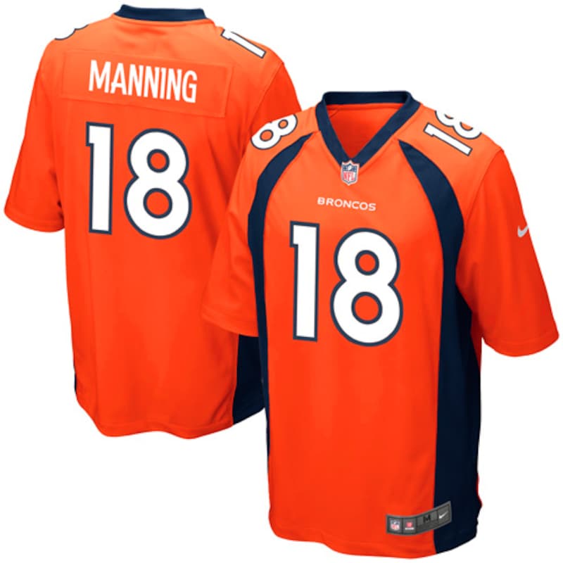 None Peyton Manning DEN Broncos Professional Replica Jersey Football A