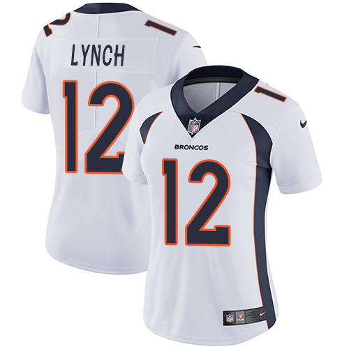 Authentic NFL s Denver Broncos #12 Paxton Lynch White Limited Jersey