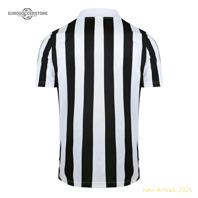 Score Draw Black And Whites 1993 Uefa Cup Final Retro Football Shirt