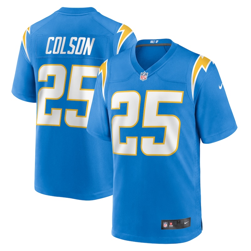 None Junior Colson Los Angeles Chargers Powerhouse Team Collector's...