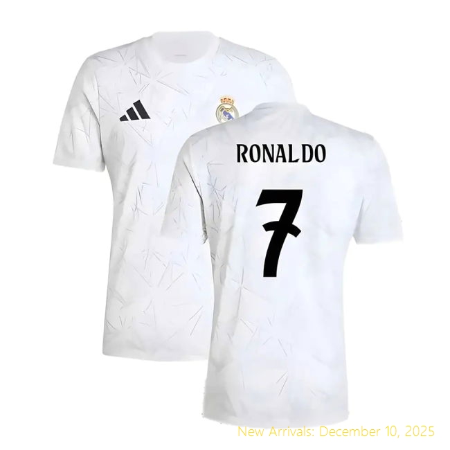 2024-2025 RM Real Madrid Pre-Match Premium Quality Shirt (White) 53