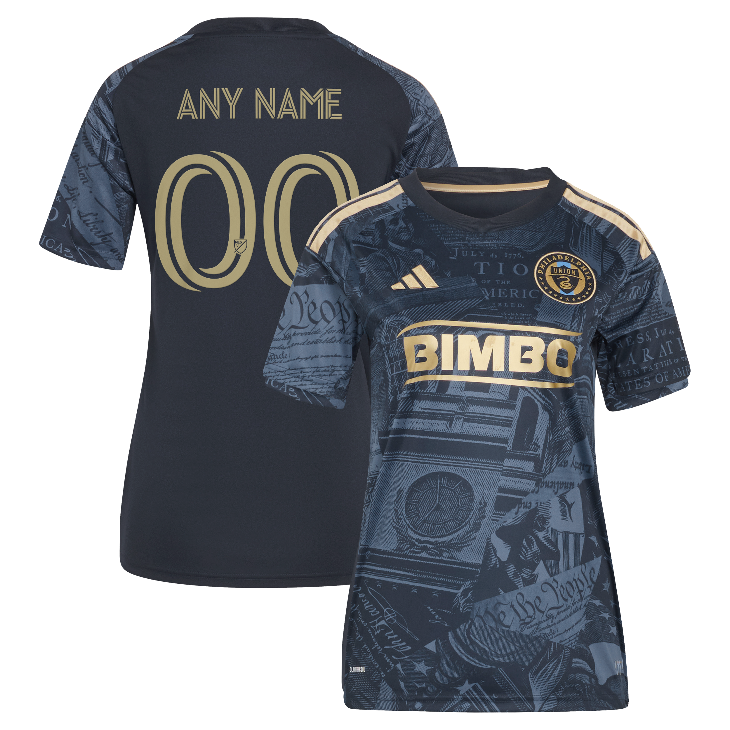 [JED] Philadelphia Union Women's 2026 1776 Kit Replica Custom Jersey - Navy