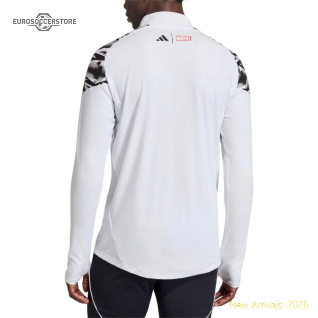 High-quality 2025-2026 Real Madrid Avengers Training Top (white)