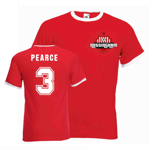 Stuart Pearce Nottingham Forest Ringer T-Shirt - red (Men