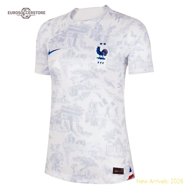 S France Female 2022 Away Jersey Shirt Football Fan Apparel