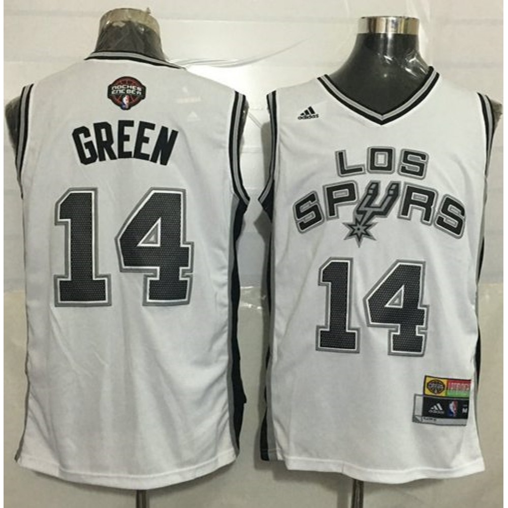 Spurs #14 Danny Green White Latin Nights Stitched NBA Jersey