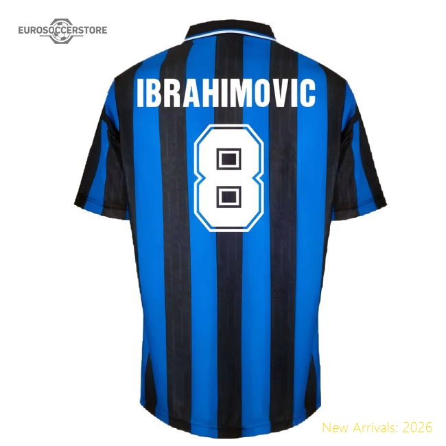 Fan-Favorite 1996 Inter Milan Home Shirt (Ibrahimovic 8)