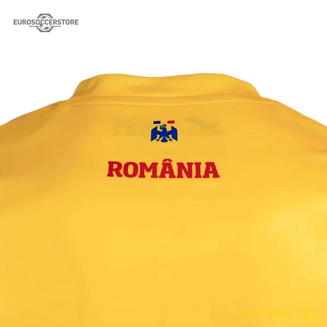 Romania 2025 Home Jersey Shirt Football Fan Apparel Match Day Essential