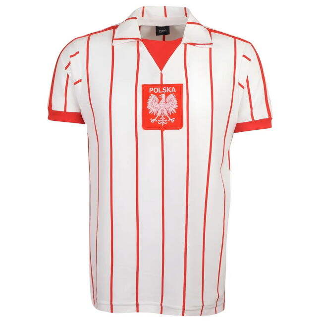 Affordable Poland 1982-84 Home Retro Football Shirt Gorgeous