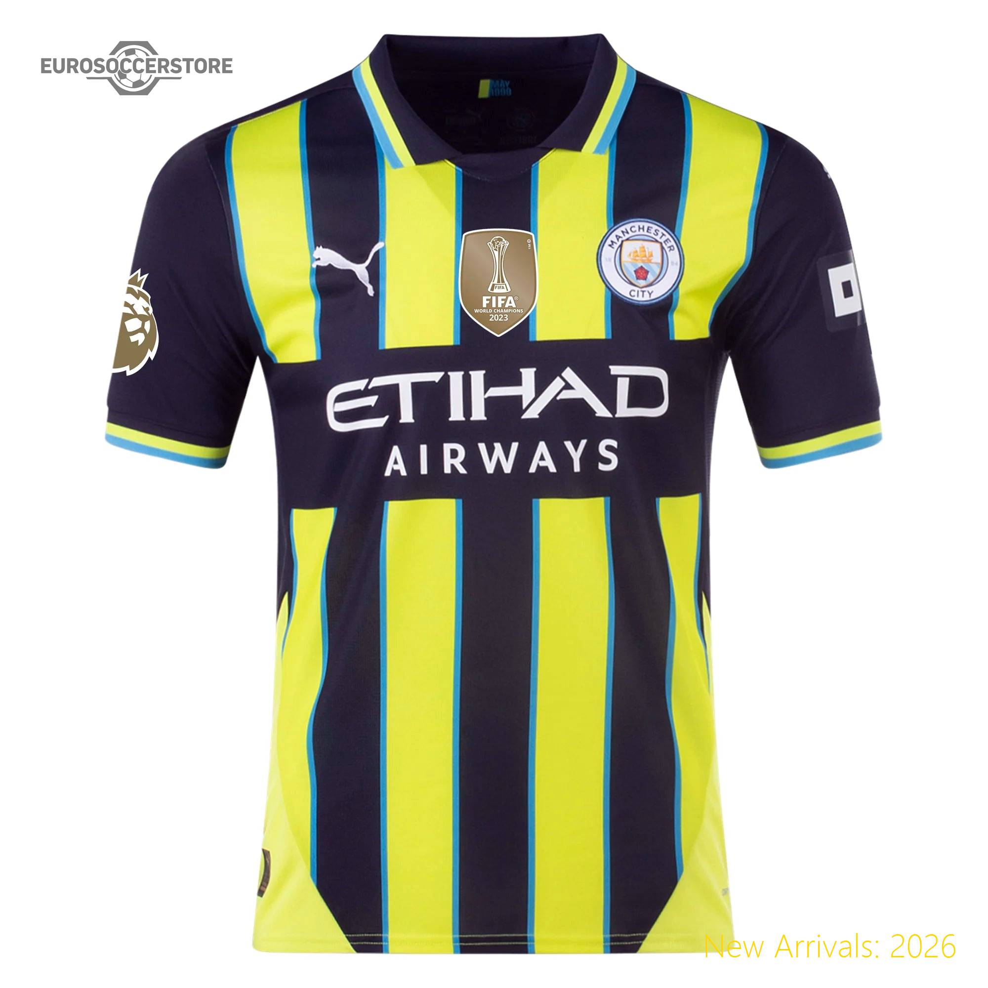Men Premium-quality Mci Football Legend Away Jersey 2023