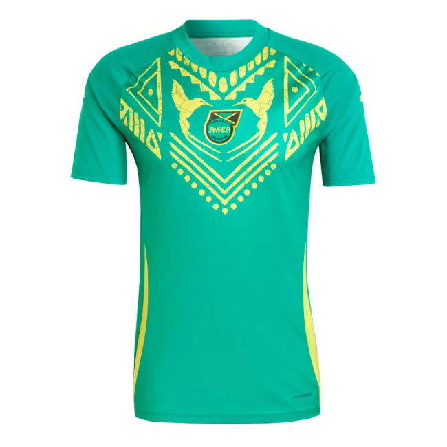 Match Worn Style Jamaica Elite Design Home Player Jersey