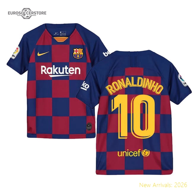 2024-2025 Football Team Kids Soft Jersey Ronaldinho Climacool
