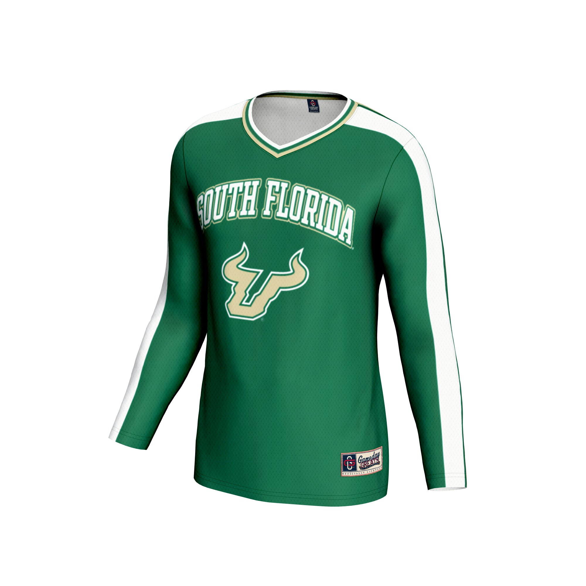 [DDG] South Florida Bulls GameDay Greats Unisex Women's Volleyball Lightweight Fashion Jersey - Green