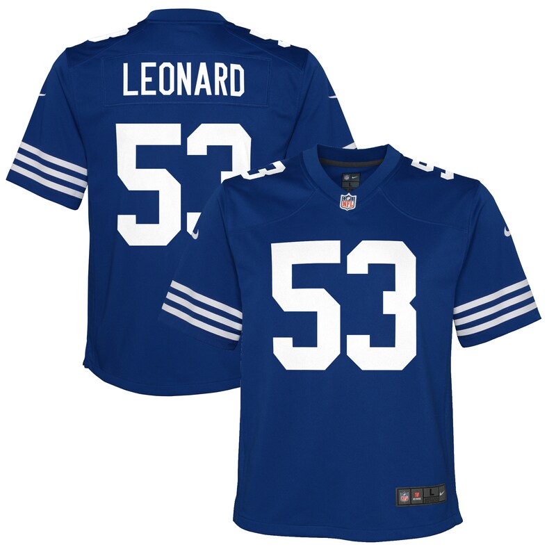 None Shaquille Leonard Indianapolis Colts Great Value Game Jersey